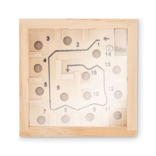 Jeu de labyrinthe en bois de pin - image 2